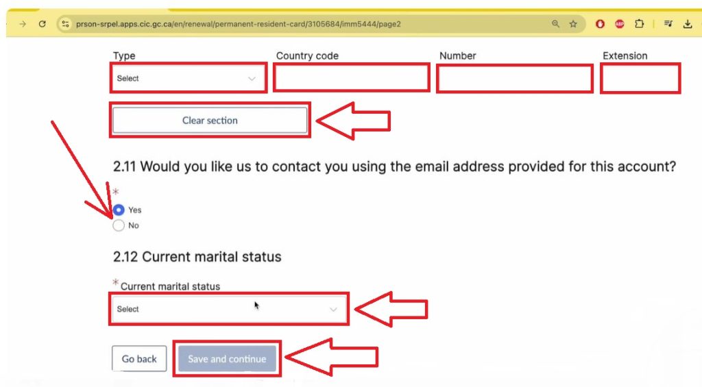 email information