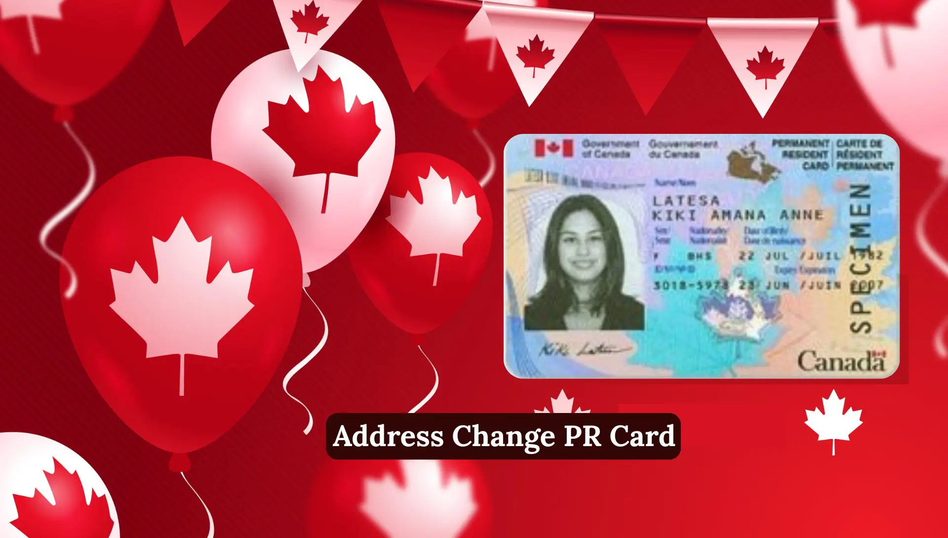 Address Change PR Card