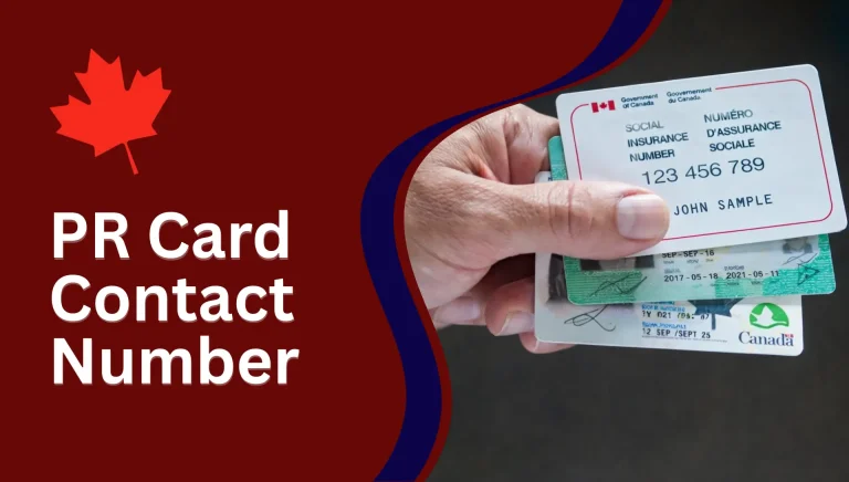PR Card Contact Number