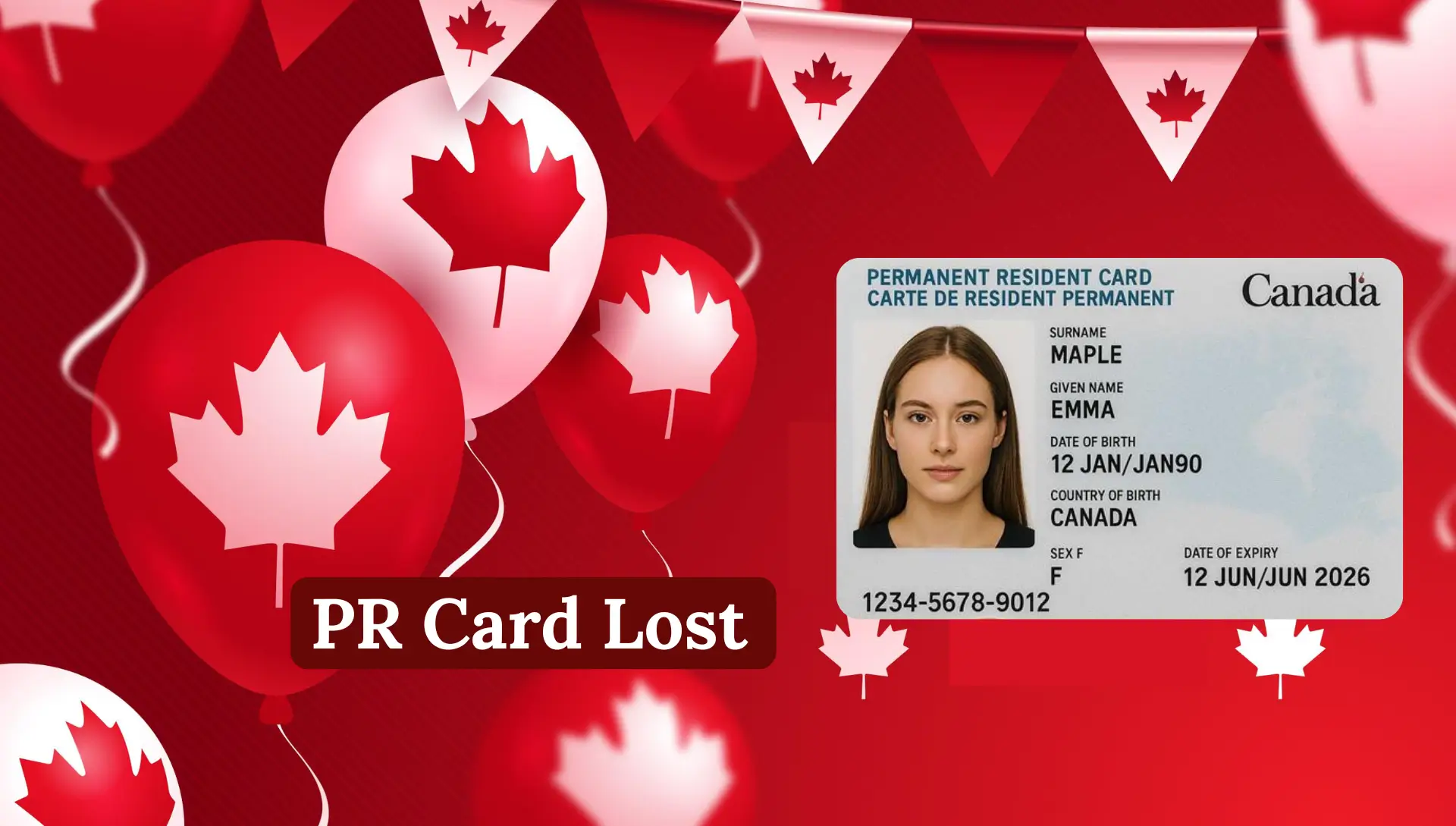 PR Card Lost