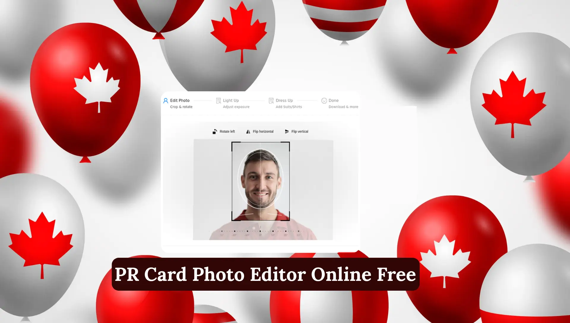 PR Card Photo Editor Online Free