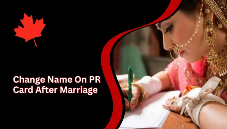 Change Name On PR Card After Marriage