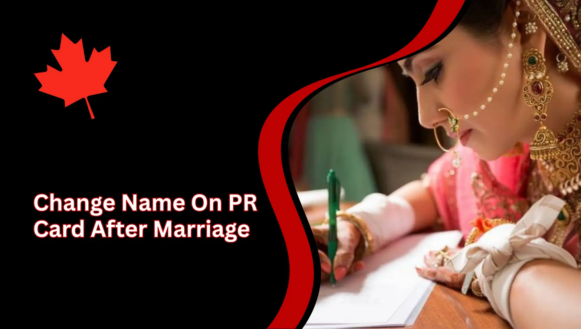 Change Name On PR Card After Marriage
