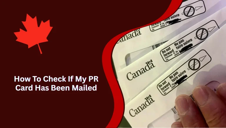 Check If My PR Card Has Been Mailed