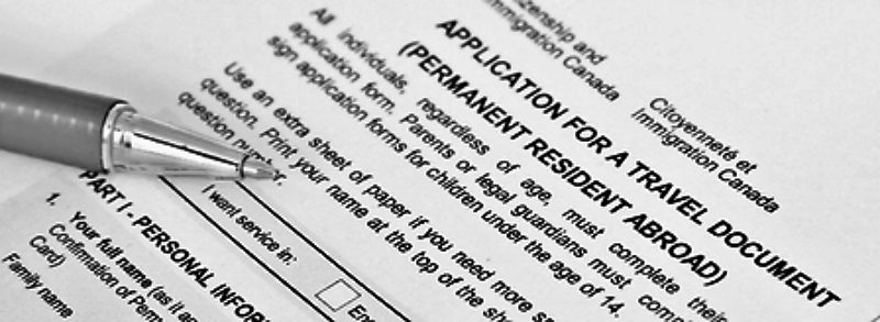 Permanent Resident Travel Document Checklist (IMM 5644)