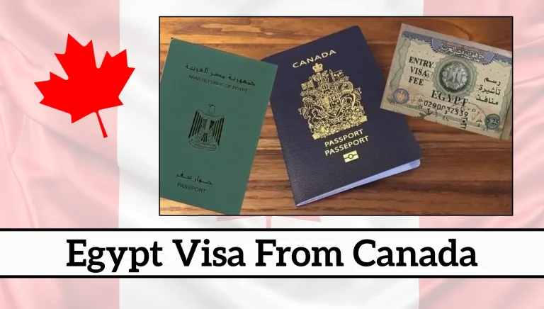 Egypt Visa From Canada