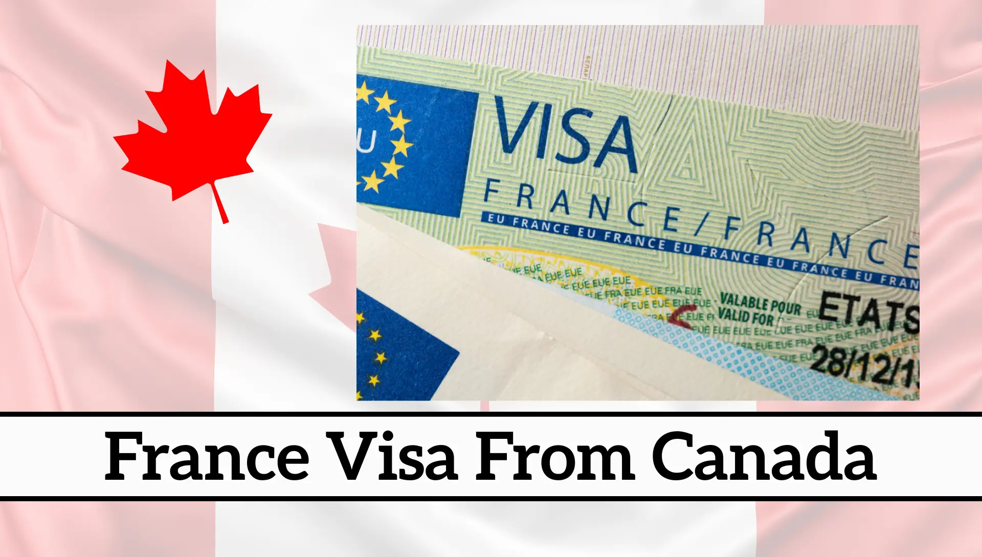 France Visa From Canada 2026