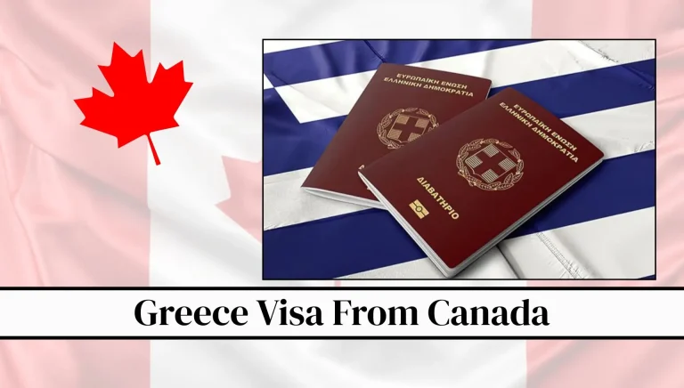Greece Visa From Canada