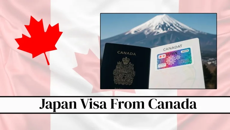 Japan Visa From Canada